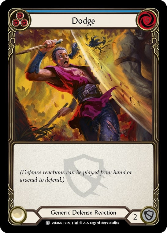 Image for Dodge (Classic Battles: Rhinar vs Dorinthea) (RVD026) - Flesh and Blood TCG