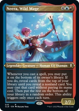 Image for Neera, Wild Mage (Foil Etched) (Commander Legends: Battle for Baldur's Gate) (545) - Magic: The Gathering