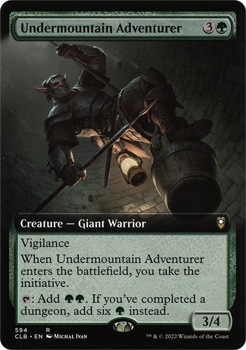 Image for Undermountain Adventurer (Extended Art) (Commander Legends: Battle for Baldur's Gate) (594) - Magic: The Gathering