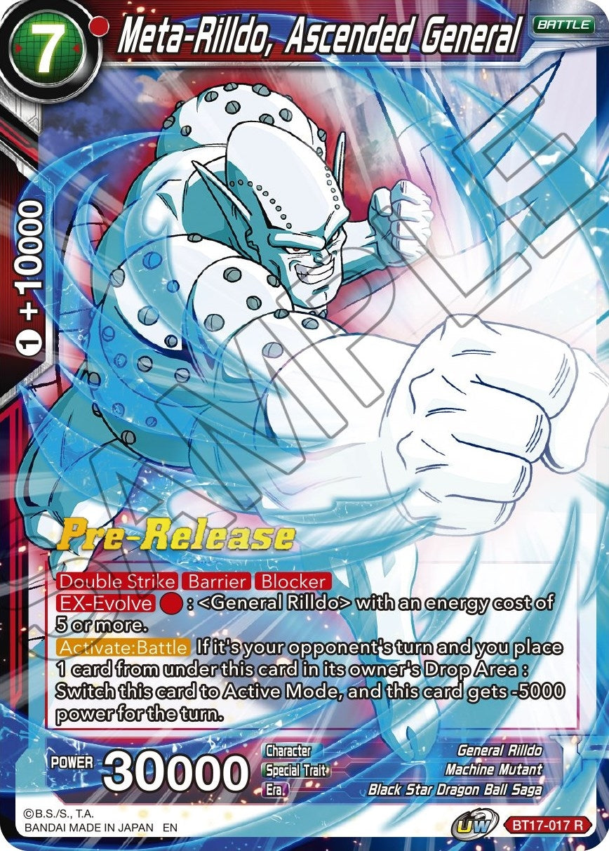 Image for Meta-Rilldo, Ascended General (Ultimate Squad Pre-Release Cards) (BT17-017) - Dragon Ball Super: Masters