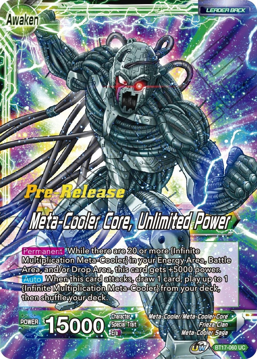 Image for Meta-Cooler // Meta-Cooler Core, Unlimited Power (Ultimate Squad Pre-Release Cards) (BT17-060) - Dragon Ball Super: Masters