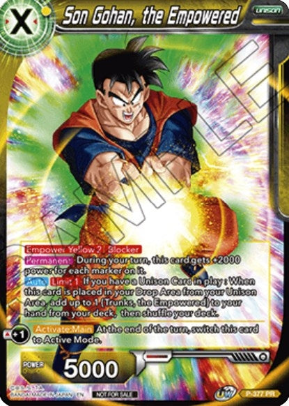 Image for Son Gohan, the Empowered (Promotion Cards) (P-377) - Dragon Ball Super: Masters