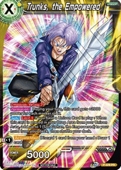 Image for Trunks, the Empowered (Promotion Cards) (P-378) - Dragon Ball Super: Masters