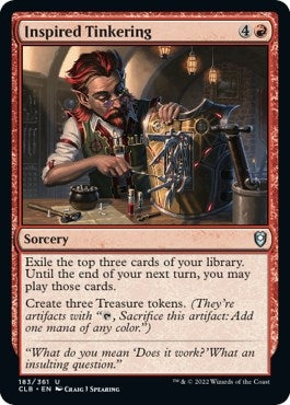 Image for Inspired Tinkering (Commander Legends: Battle for Baldur's Gate) (183) - Magic: The Gathering
