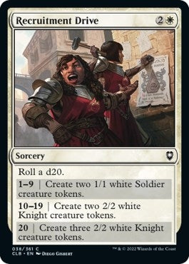 Image for Recruitment Drive (Commander Legends: Battle for Baldur's Gate) (38) - Magic: The Gathering