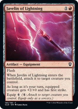 Image for Javelin of Lightning (Commander Legends: Battle for Baldur's Gate) (185) - Magic: The Gathering