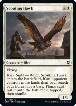 Image for Scouting Hawk (Commander Legends: Battle for Baldur's Gate) (41) - Magic: The Gathering