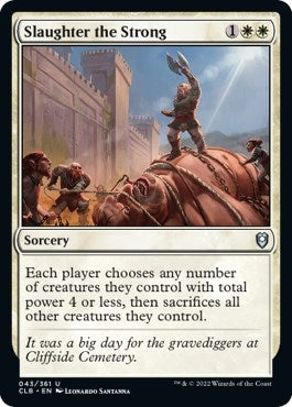 Image for Slaughter the Strong (Commander Legends: Battle for Baldur's Gate) (43) - Magic: The Gathering