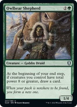 Image for Owlbear Shepherd (Commander Legends: Battle for Baldur's Gate) (247) - Magic: The Gathering