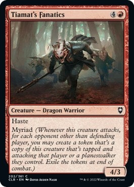 Image for Tiamat's Fanatics (Commander Legends: Battle for Baldur's Gate) (202) - Magic: The Gathering