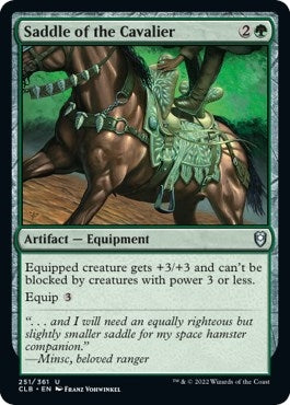 Image for Saddle of the Cavalier (Commander Legends: Battle for Baldur's Gate) (251) - Magic: The Gathering