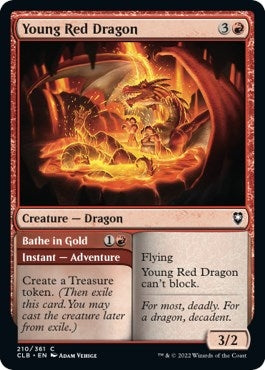 Image for Young Red Dragon (Commander Legends: Battle for Baldur's Gate) (210) - Magic: The Gathering