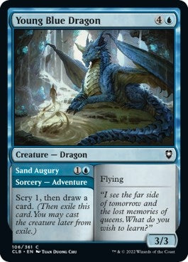 Image for Young Blue Dragon (Commander Legends: Battle for Baldur's Gate) (106) - Magic: The Gathering