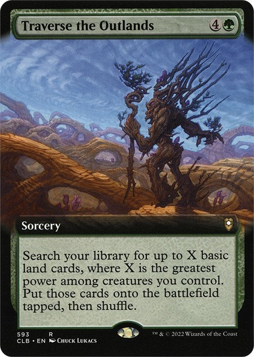 Image for Traverse the Outlands (Extended Art) (Commander Legends: Battle for Baldur's Gate) (593) - Magic: The Gathering