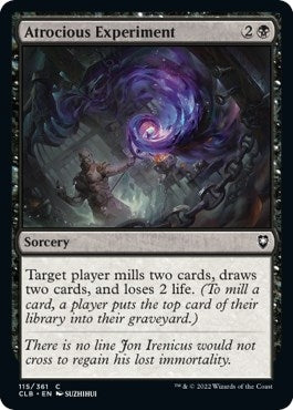 Image for Atrocious Experiment (Commander Legends: Battle for Baldur's Gate) (115) - Magic: The Gathering