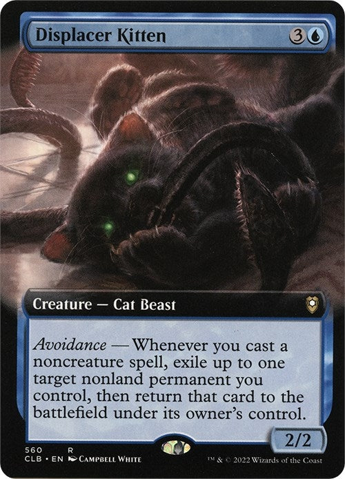 Image for Displacer Kitten (Extended Art) (Commander Legends: Battle for Baldur's Gate) (560) - Magic: The Gathering