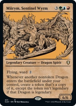 Image for Miirym, Sentinel Wyrm (Showcase) (Commander Legends: Battle for Baldur's Gate) (431) - Magic: The Gathering