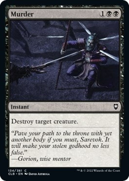 Image for Murder (Commander Legends: Battle for Baldur's Gate) (134) - Magic: The Gathering