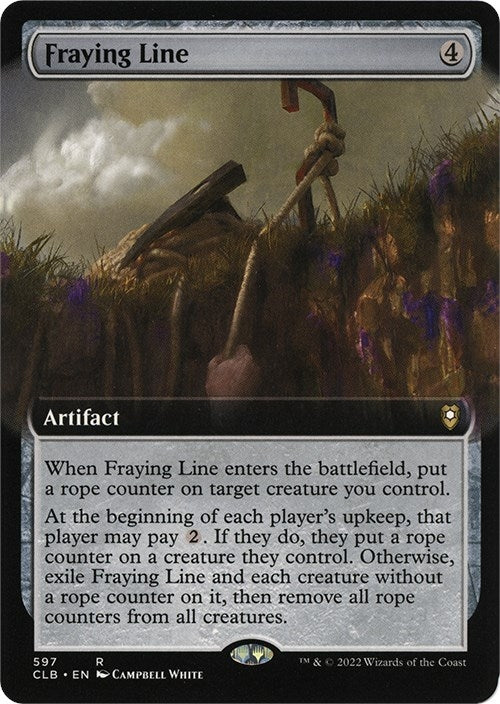 Image for Fraying Line (Extended Art) (Commander Legends: Battle for Baldur's Gate) (597) - Magic: The Gathering