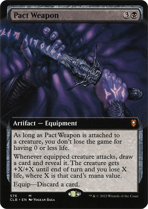 Image for Pact Weapon (Extended Art) (Commander Legends: Battle for Baldur's Gate) (576) - Magic: The Gathering