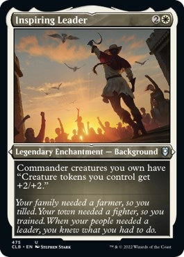 Image for Inspiring Leader (Foil Etched) (Commander Legends: Battle for Baldur's Gate) (475) - Magic: The Gathering