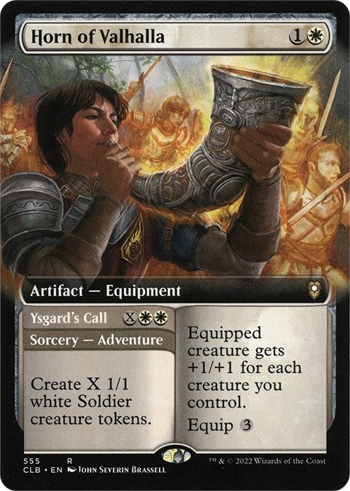 Image for Horn of Valhalla (Extended Art) (Commander Legends: Battle for Baldur's Gate) (555) - Magic: The Gathering
