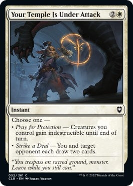 Image for Your Temple Is Under Attack (Commander Legends: Battle for Baldur's Gate) (52) - Magic: The Gathering