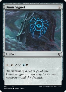 Image for Dimir Signet (Commander Legends: Battle for Baldur's Gate) (857) - Magic: The Gathering