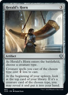 Image for Herald's Horn (Commander Legends: Battle for Baldur's Gate) (862) - Magic: The Gathering