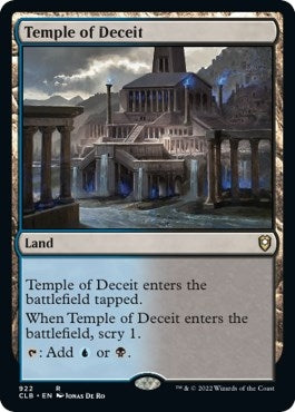 Image for Temple of Deceit (Commander Legends: Battle for Baldur's Gate) (922) - Magic: The Gathering