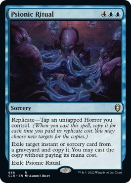 Image for Psionic Ritual (Commander Legends: Battle for Baldur's Gate) (668) - Magic: The Gathering