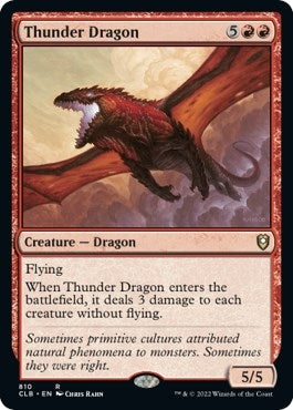 Image for Thunder Dragon (Commander Legends: Battle for Baldur's Gate) (810) - Magic: The Gathering