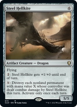 Image for Steel Hellkite (Commander Legends: Battle for Baldur's Gate) (874) - Magic: The Gathering