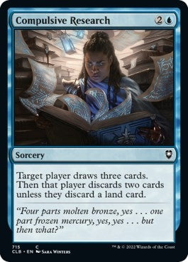 Image for Compulsive Research (Commander Legends: Battle for Baldur's Gate) (715) - Magic: The Gathering