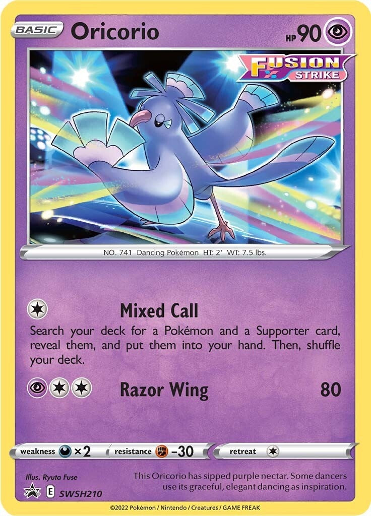 Image for Oricorio - SWSH210 (SWSH: Sword & Shield Promo Cards) (SWSH210) - Pokemon