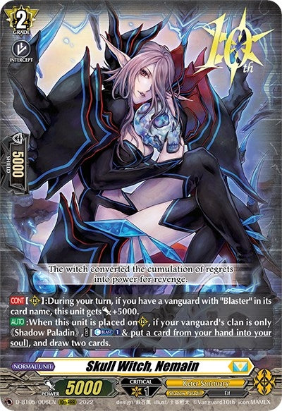 Image for Skull Witch, Nemain (D-BT05: Triumphant Return of the Brave Heroes) (D-BT05/006EN) - Cardfight Vanguard