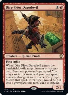 Image for Dire Fleet Daredevil (Commander Legends: Battle for Baldur's Gate) (788) - Magic: The Gathering