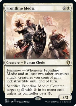 Image for Frontline Medic (Commander Legends: Battle for Baldur's Gate) (693) - Magic: The Gathering