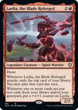 Image for Laelia, the Blade Reforged (Commander Legends: Battle for Baldur's Gate) (801) - Magic: The Gathering