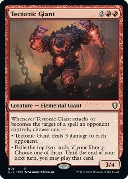 Image for Tectonic Giant (Commander Legends: Battle for Baldur's Gate) (808) - Magic: The Gathering