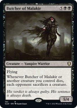 Image for Butcher of Malakir (Commander Legends: Battle for Baldur's Gate) (741) - Magic: The Gathering