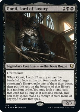 Image for Gonti, Lord of Luxury (Commander Legends: Battle for Baldur's Gate) (753) - Magic: The Gathering