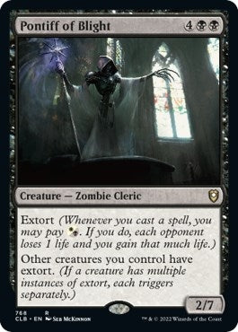 Image for Pontiff of Blight (Commander Legends: Battle for Baldur's Gate) (768) - Magic: The Gathering