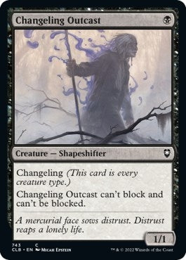 Image for Changeling Outcast (Commander Legends: Battle for Baldur's Gate) (743) - Magic: The Gathering