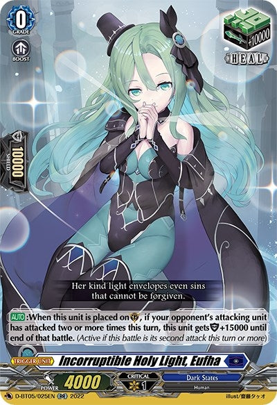 Image for Incorruptible Holy Light, Eufha (D-BT05: Triumphant Return of the Brave Heroes) (D-BT05/025EN) - Cardfight Vanguard