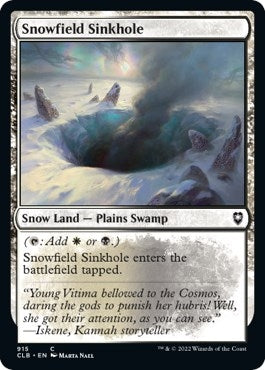 Image for Snowfield Sinkhole (Commander Legends: Battle for Baldur's Gate) (915) - Magic: The Gathering