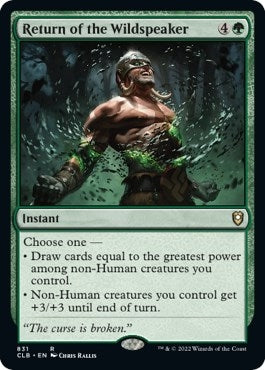 Image for Return of the Wildspeaker (Commander Legends: Battle for Baldur's Gate) (831) - Magic: The Gathering