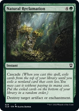 Image for Natural Reclamation (Commander Legends: Battle for Baldur's Gate) (829) - Magic: The Gathering