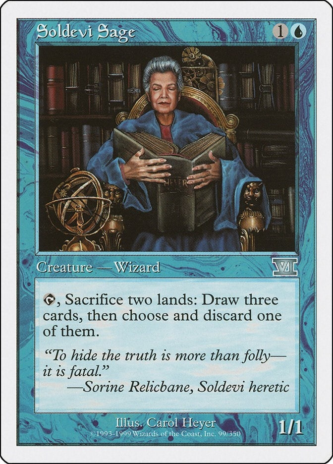 Image for Soldevi Sage (Classic Sixth Edition) (99) - Magic: The Gathering