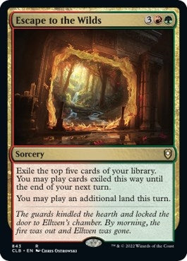 Image for Escape to the Wilds (Commander Legends: Battle for Baldur's Gate) (843) - Magic: The Gathering
